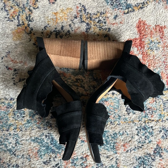Free People Strappy Block Heel Mules, Size 37/7M - Picture 3 of 8